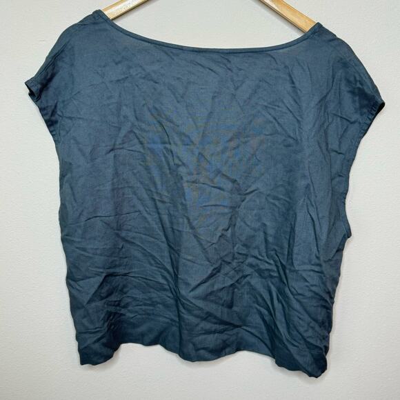 Beyond Words NWT Grey Boxy Oversized Crop Top Size M - Picture 3 of 6